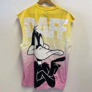 Men's Yellow and Pink Vest
